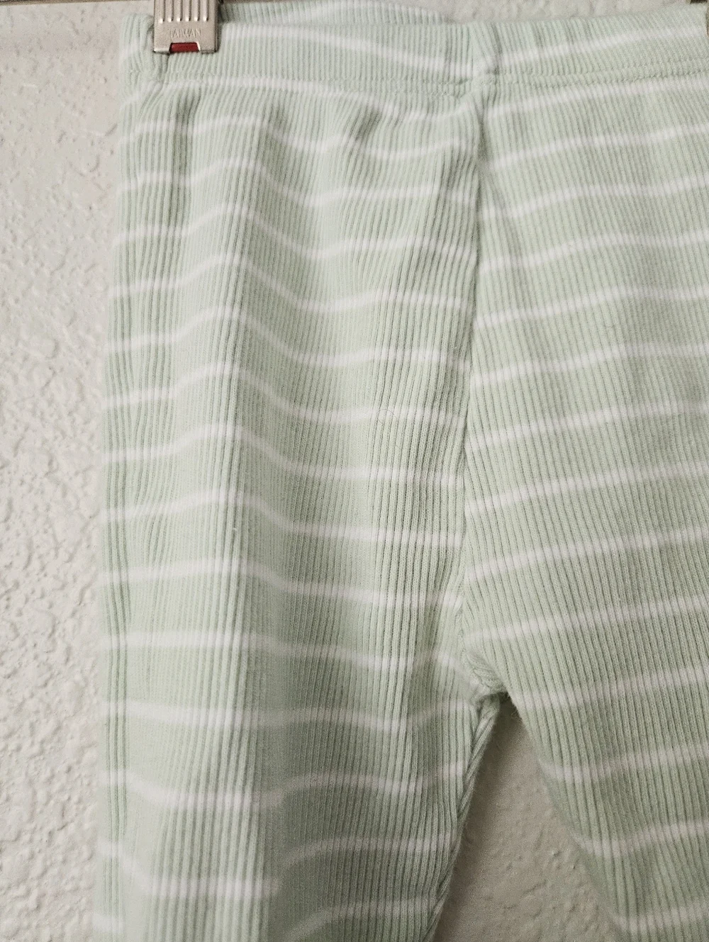 little me organic striped pants, newborn